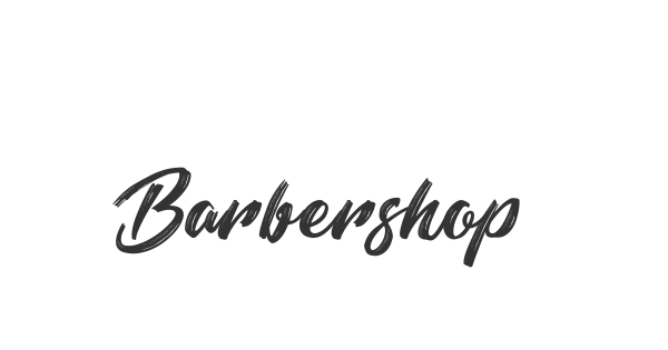 Barbershop in Thailand font thumb